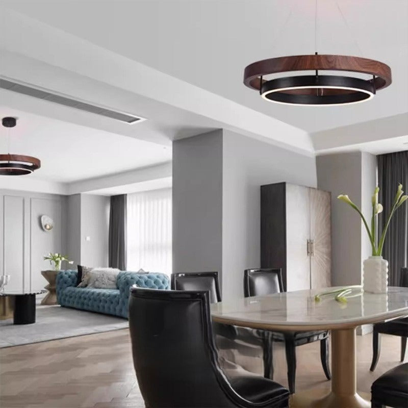 Mikkel Dual Ring LED Pendant Light