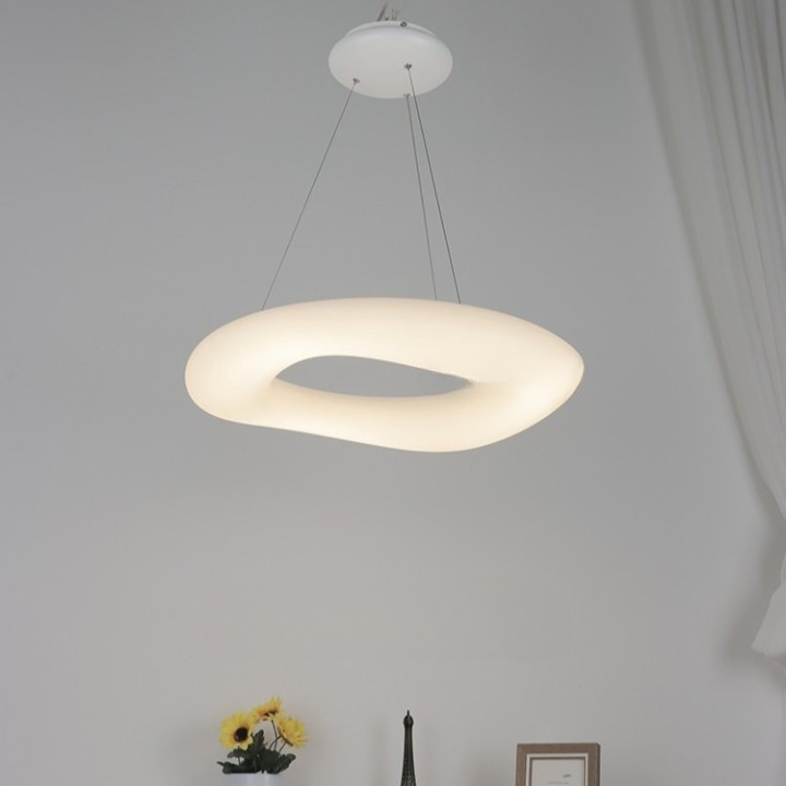 Cadurie Modern Organic Flow Ring Pendant Light