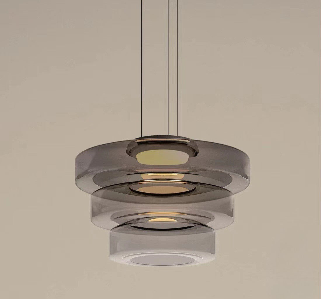 Averin Futuristic Mist Ring Pendant Light