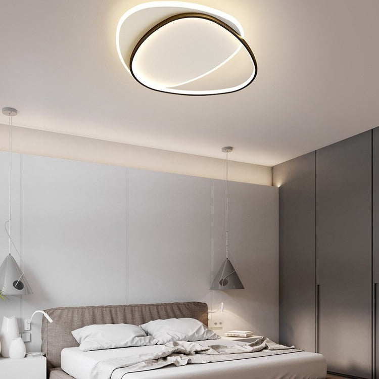 Sivert Sculpted Halo Flush Ceiling Light