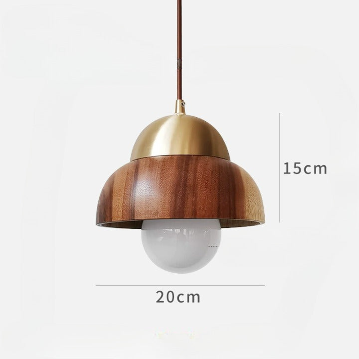 Joline Wooden Shade Pendant Lamp