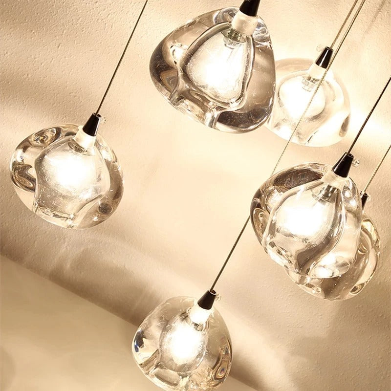 Norlick Lux Crystal Gems Modern Chandelier Lamp