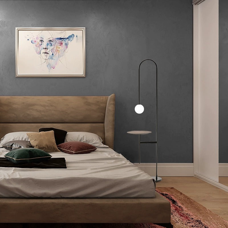 Anette Tray Table Floor Lamp