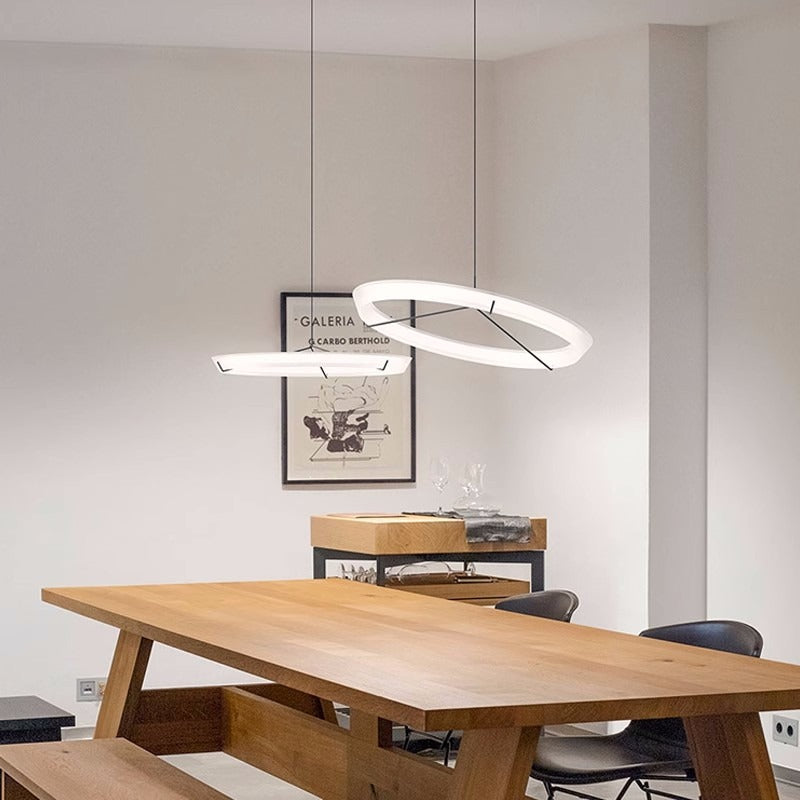 Vigga Suspended Sculptural Ring Pendant Light