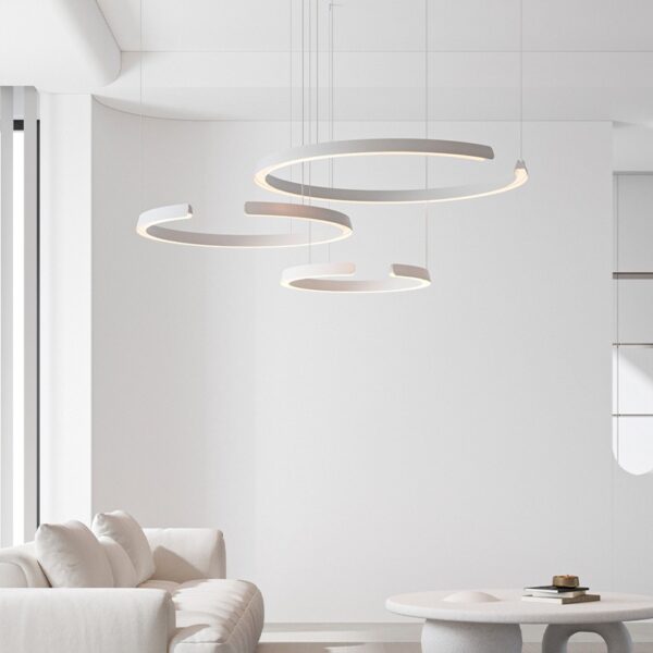 Viona Sculpted Broken Ring Pendant Light