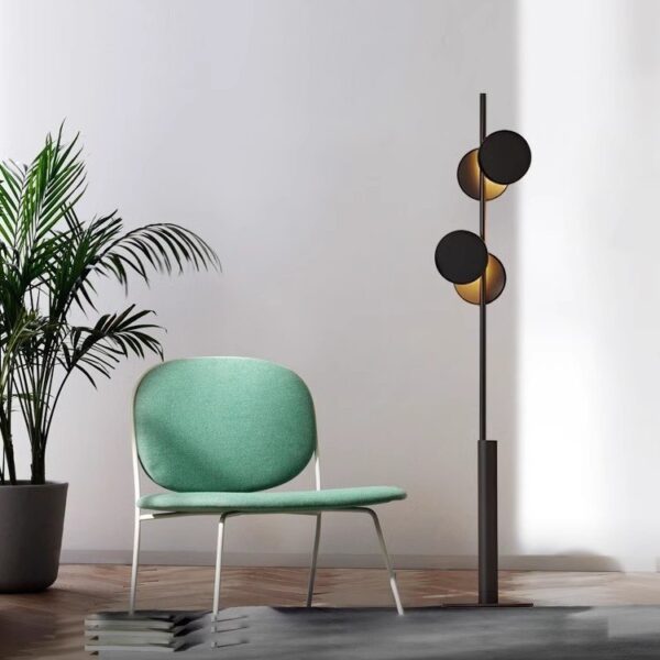 Zerith Eclipse Disc Floor Lamp