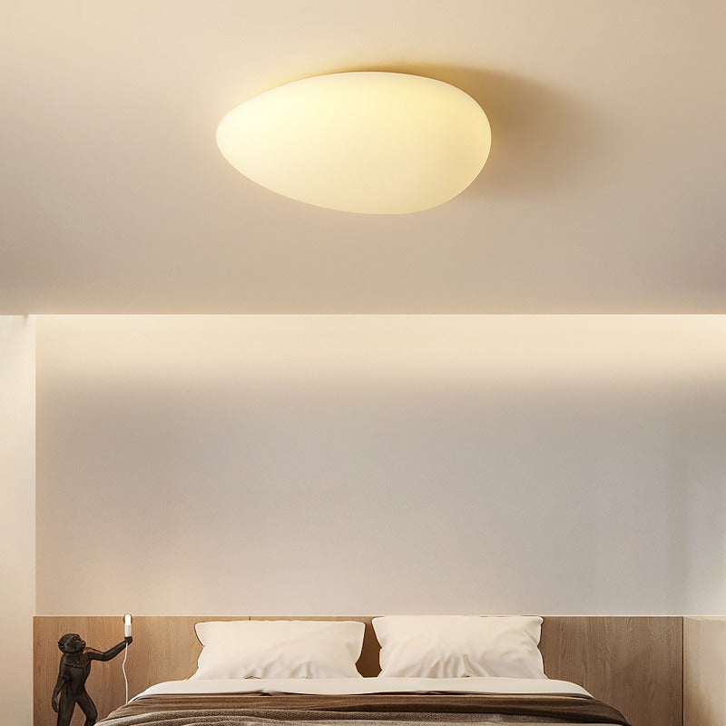 Sanne Asymmetrical Pebble Flush Ceiling Light