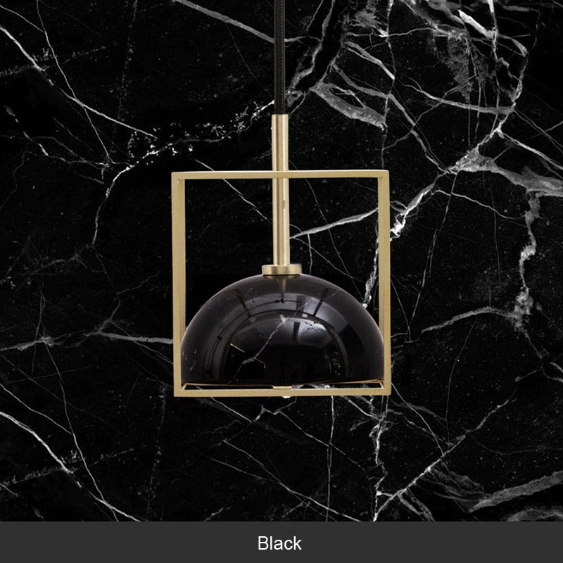 Cuubisor Modern Marble Cube Rules Pendant Lamp