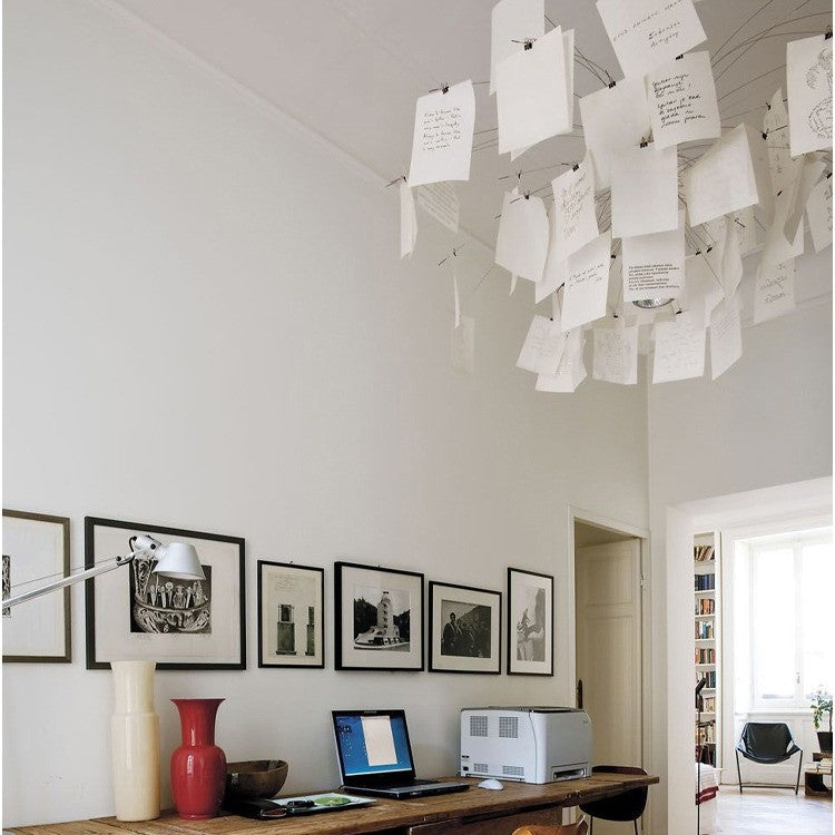 Zelmer Artistic Paper Notes Frenzy Chandelier Light