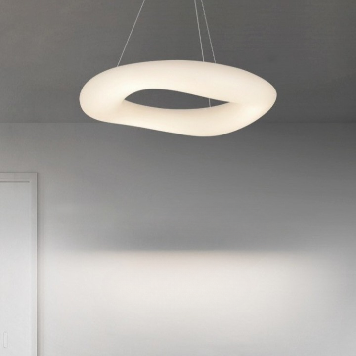 Cadurie Modern Organic Flow Ring Pendant Light