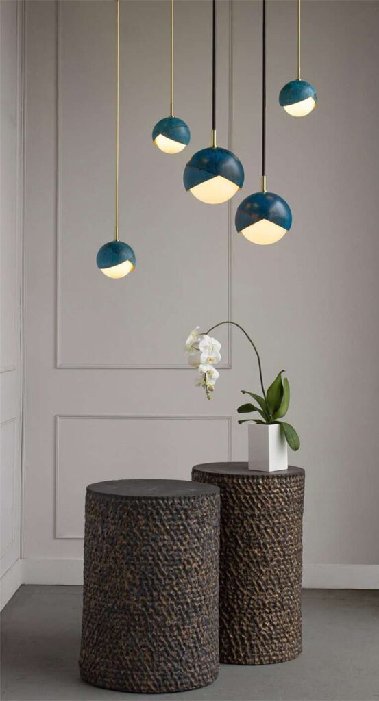Averin Dual-Tone Globe Pendant Light