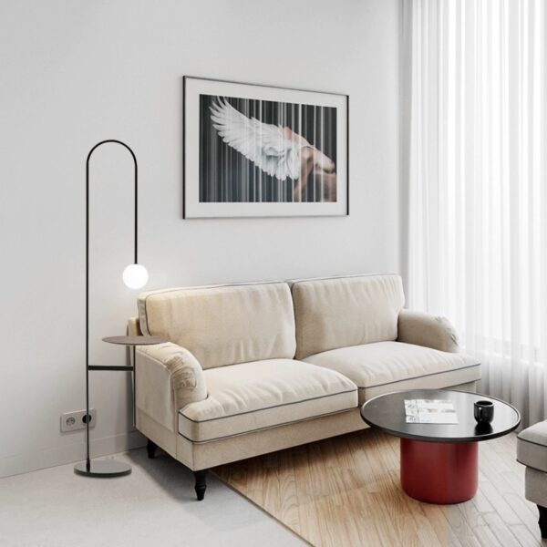 Anette Tray Table Floor Lamp
