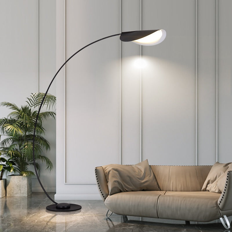 Sylvara Leaf Arc Floor Lamp