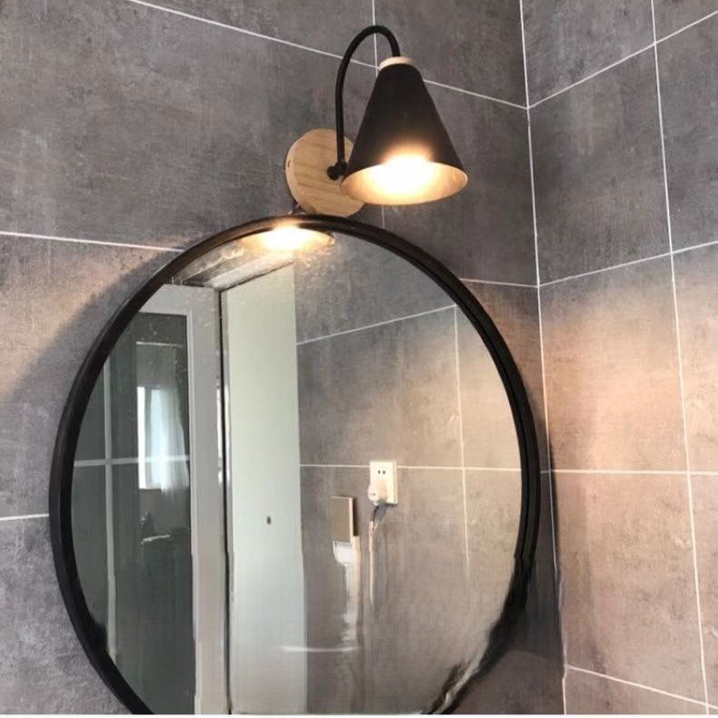 Malrik Scandinavian Cone Curve Wall Light