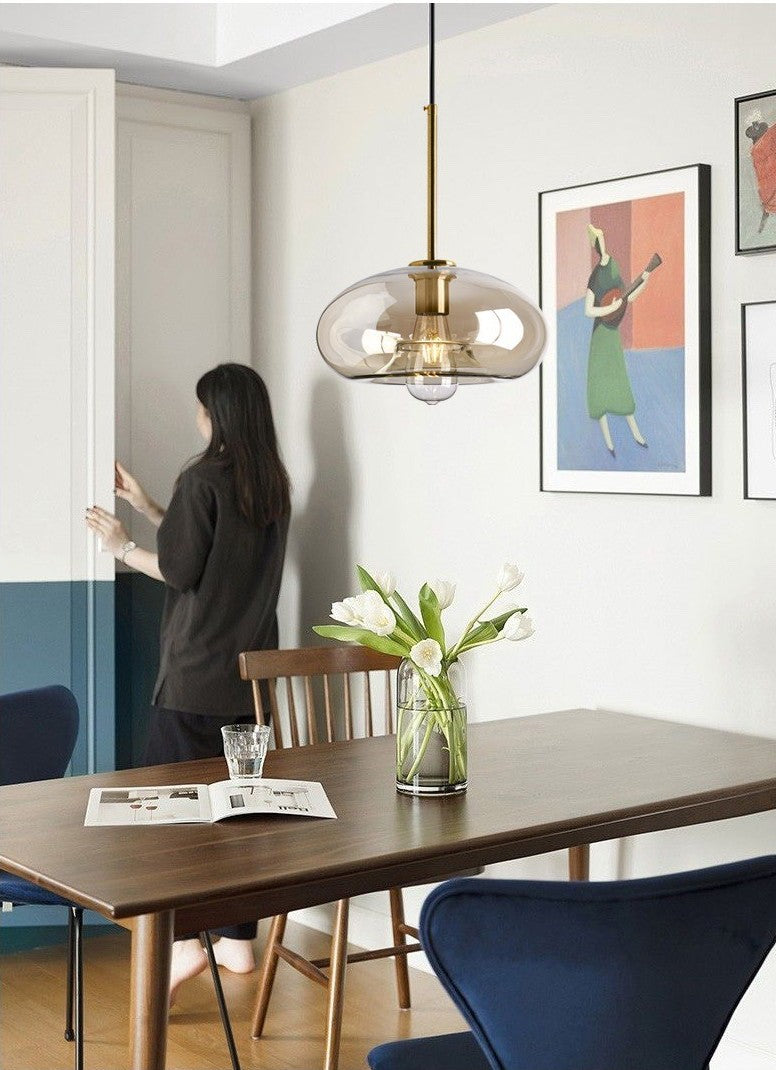 Orvex Brass Bubble Pendant Light
