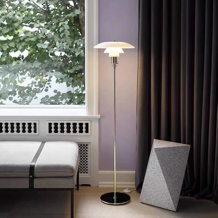 Porzann Tiered Shade Floor Lamp