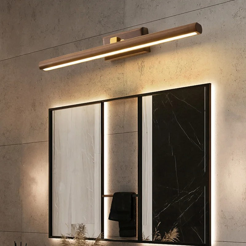 Brynjulf Scandinavian Rotating Bar Wooden Wall Lamp