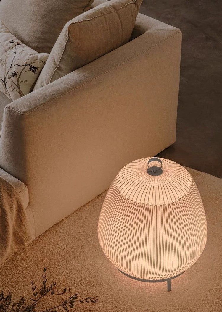 Hinnori Knitted Fabric Shade Floor Lamp