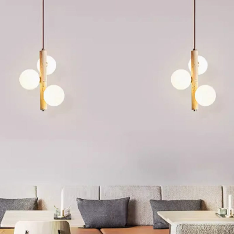 Trevona Stone Axis Pendant Light