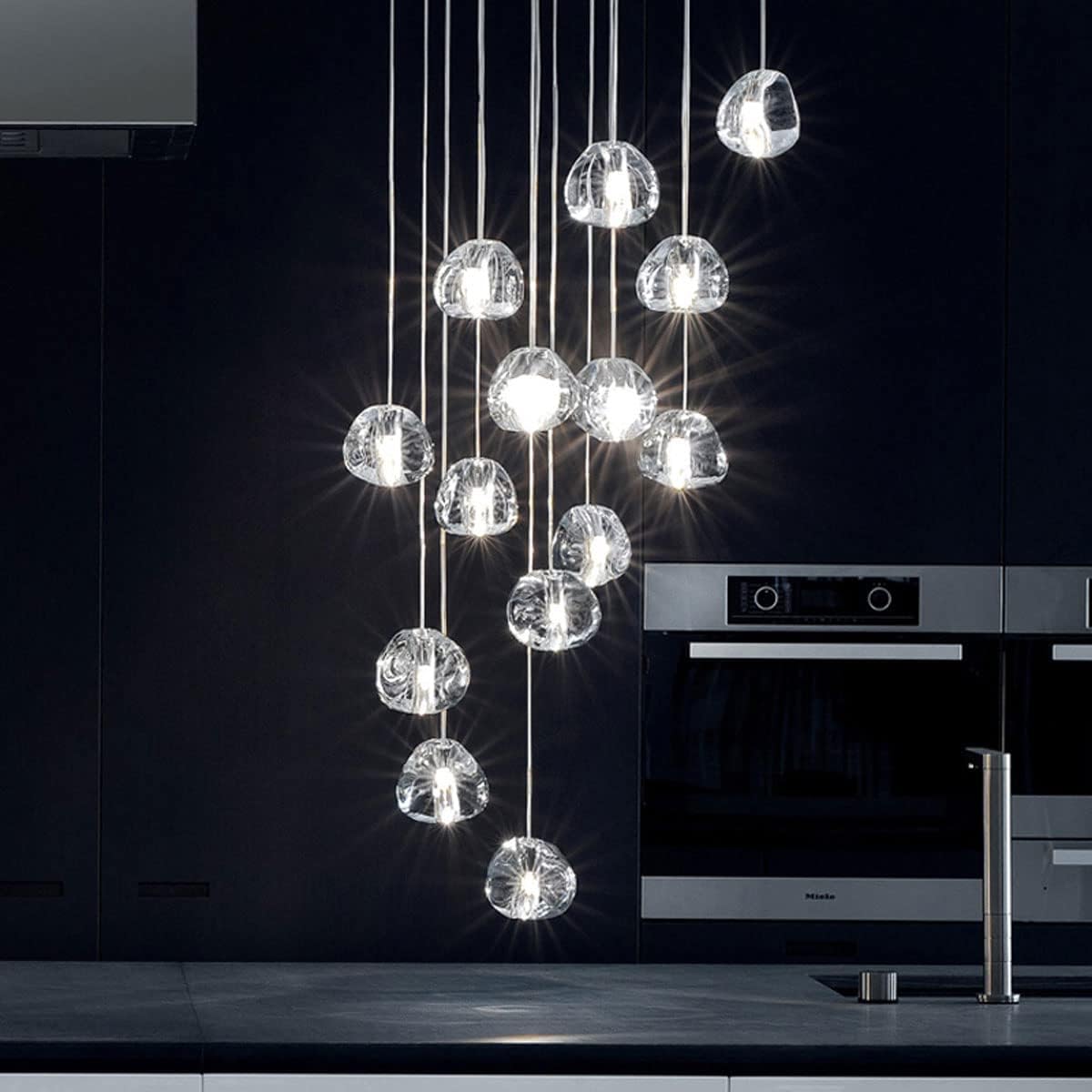 Norlick Lux Crystal Gems Modern Chandelier Lamp