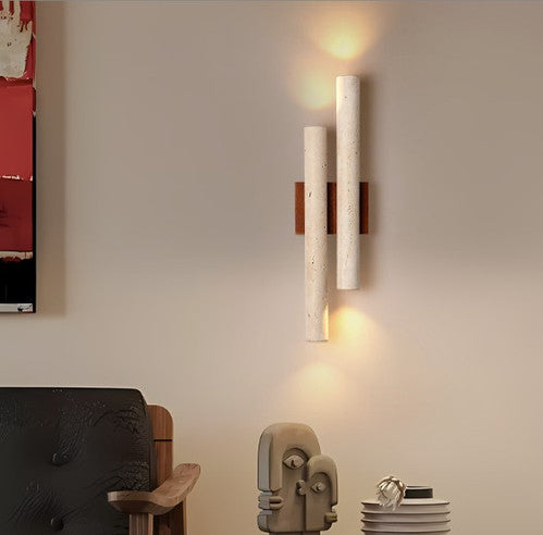LED Brown Stone Wall Light