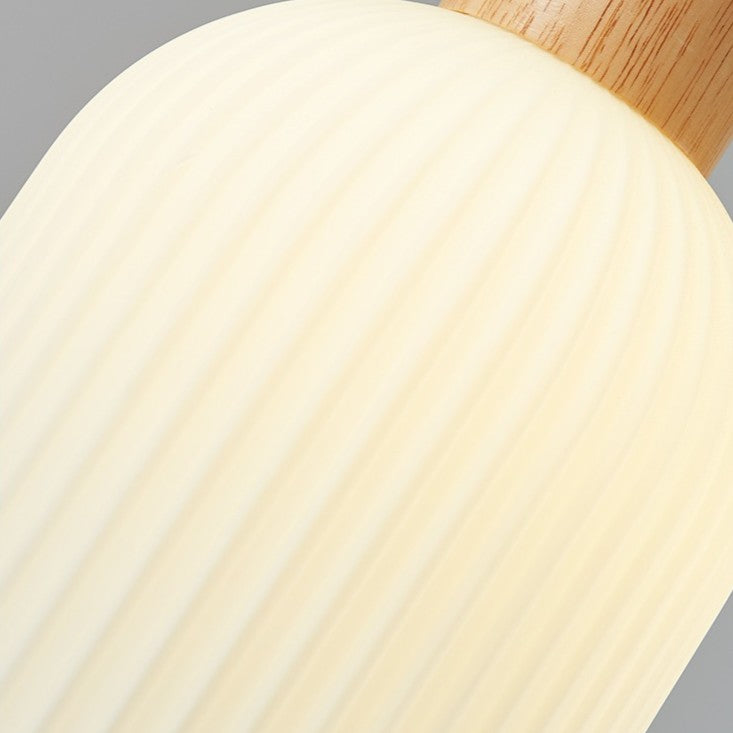 Durelle Ribbed Glass Pendant Light