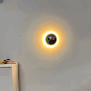 Pinatho Button Round Wall Light