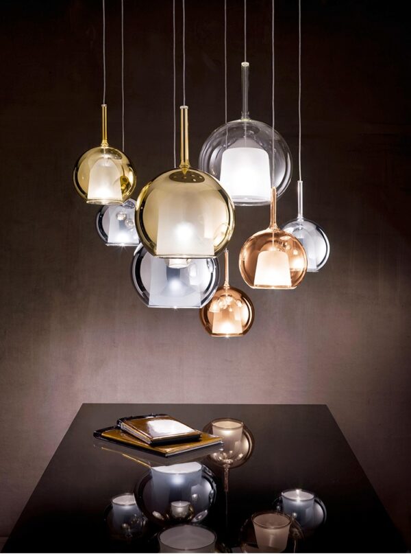 Suuprenno Glowing Water Droplets Pendant Light