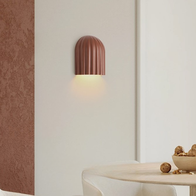 Jonsja Coloured Grooves Wall Lamp