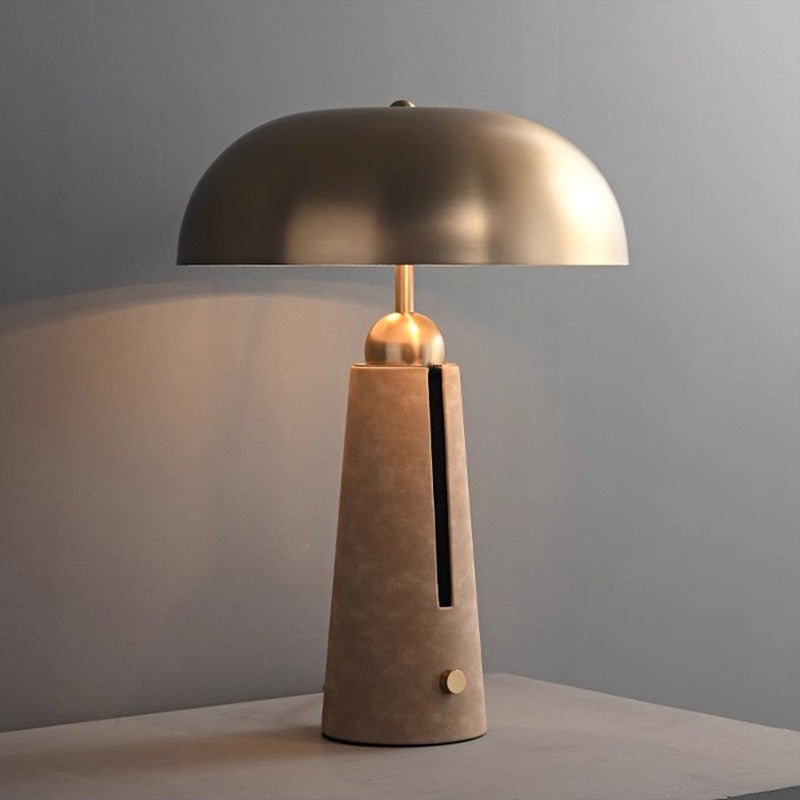 Thyra Dome-Top Sculptural Table Lamp