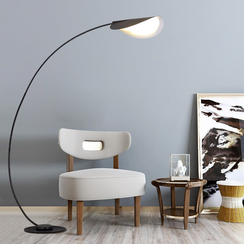 Sylvara Leaf Arc Floor Lamp