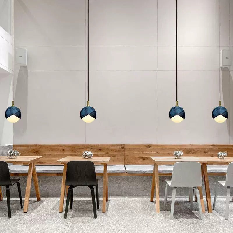 Averin Dual-Tone Globe Pendant Light