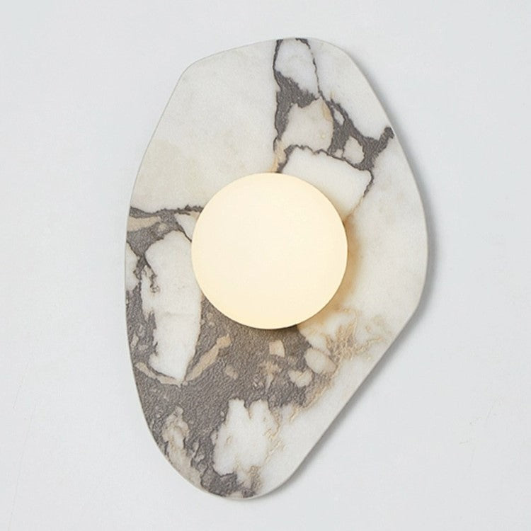 Pinparno Irregular Marble Stone Wall Light