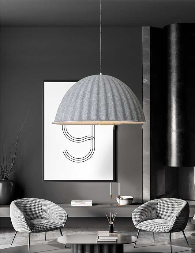 Crudom Felt Dome Pendant Lamp