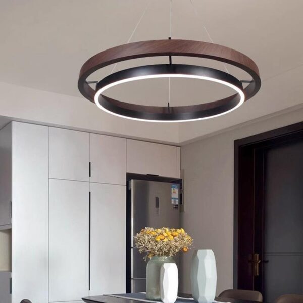 Mikkel Dual Ring LED Pendant Light