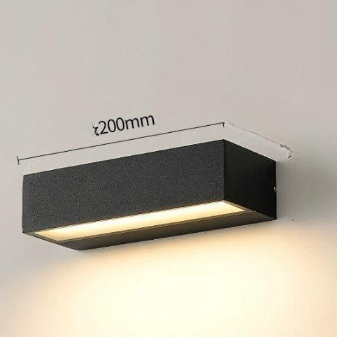 Rubanja Rectangular Outdoor Wall Light