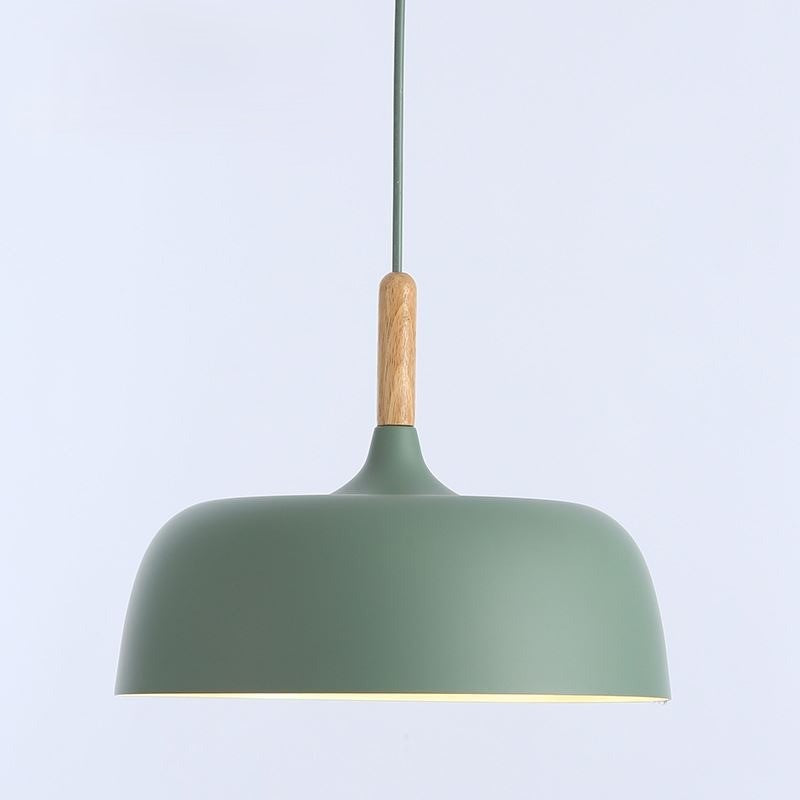 Norvik Scandinavian Lid-Shade Pendant Light