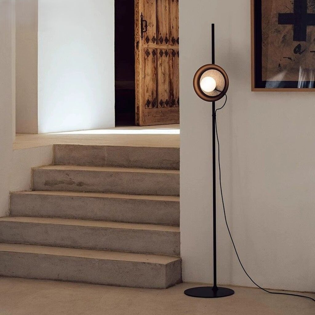 Zerith Orbital Disc Floor Lamp