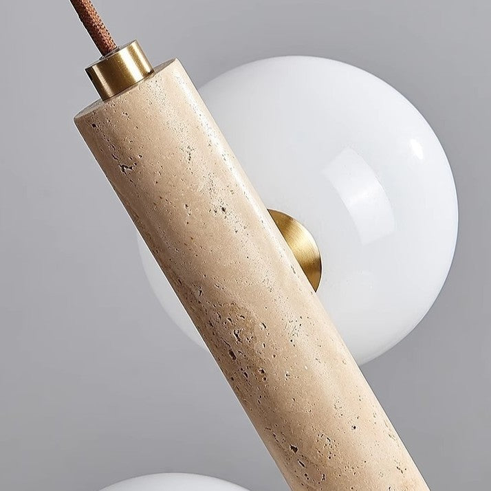 Trevona Stone Axis Pendant Light