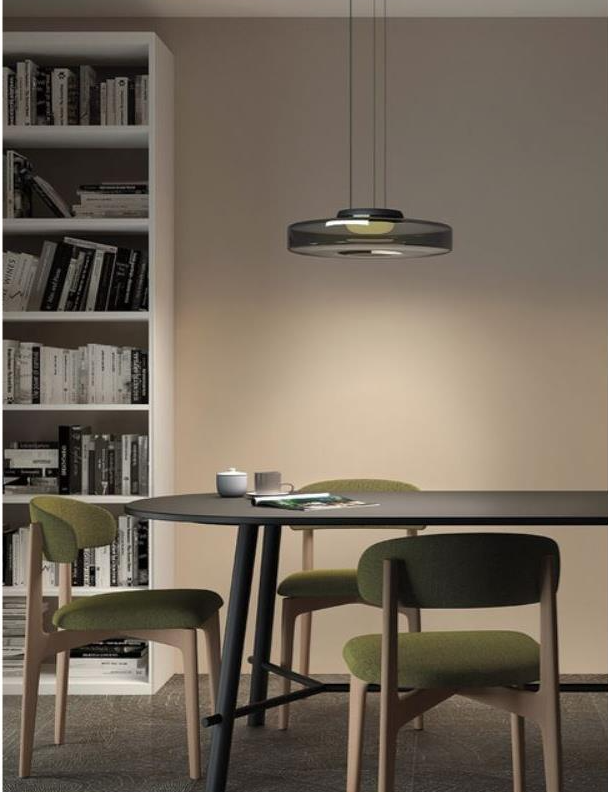 Averin Futuristic Mist Ring Pendant Light