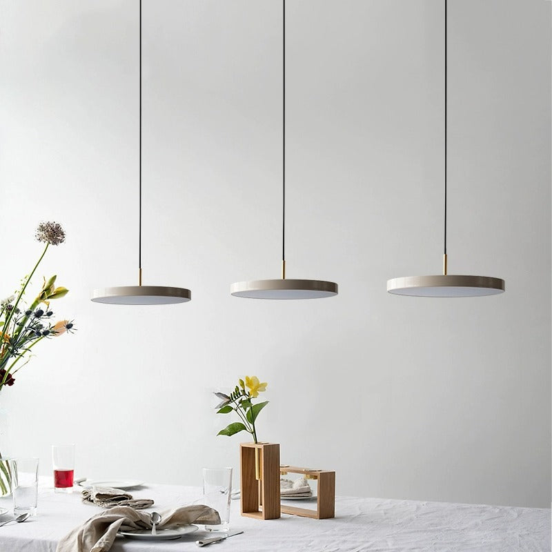 Arianii Sleek Glow Disk Pendant Light