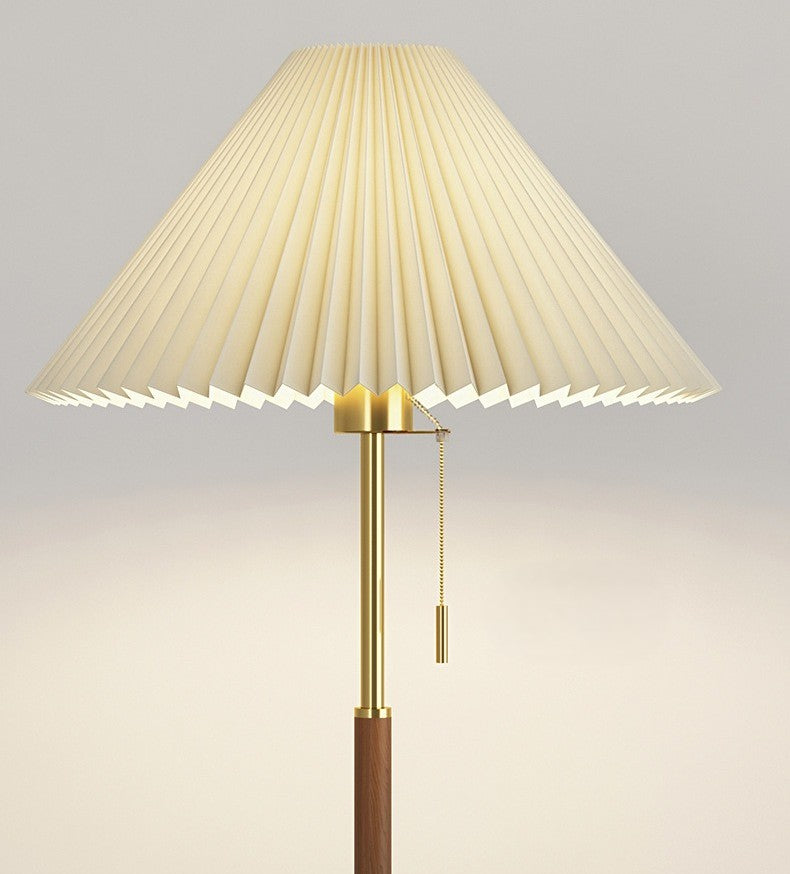 Tavira Pleated Cone Floor Lamp