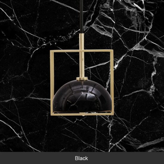 Cuubisor Modern Marble Cube Rules Pendant Lamp