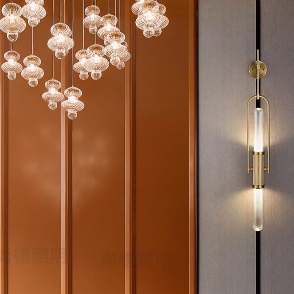 Gardoonaan Modern Sleek Tube Wall Light