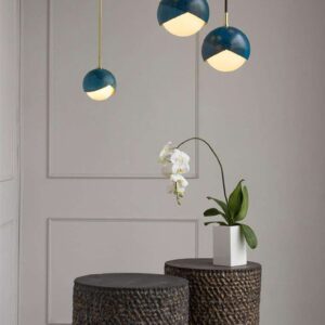 Averin Dual-Tone Globe Pendant Light
