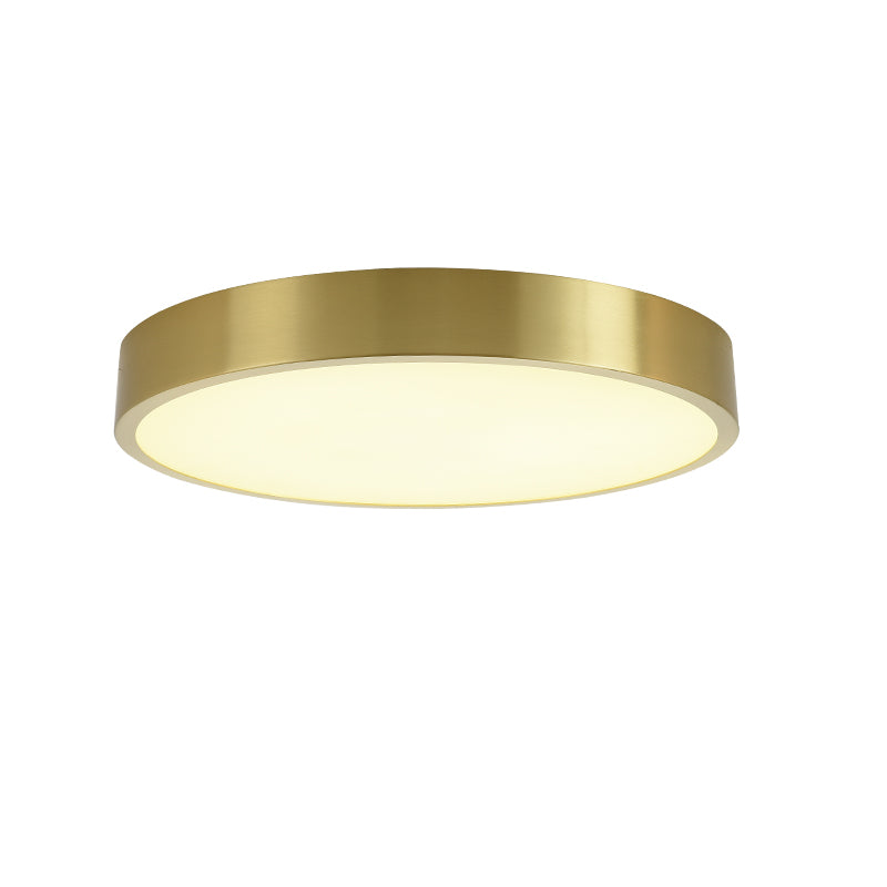 Gundanna Brass Slim Round Ceiling Light