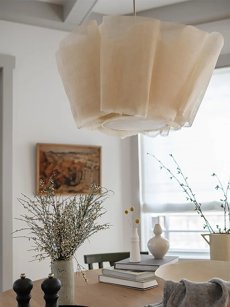 Herleifr Folded Pleats Organic Nature Pendant Lamp