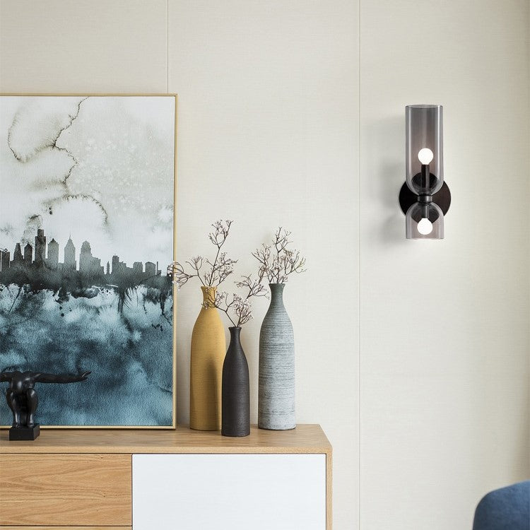 Lowewa Twin-head Glass Wall Lamp