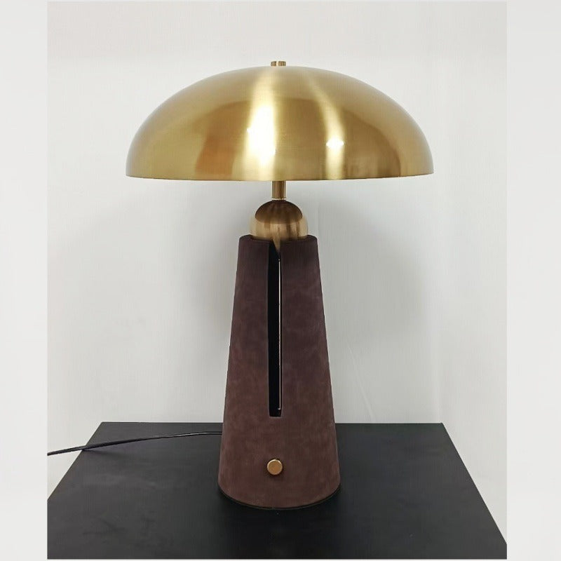 Thyra Dome-Top Sculptural Table Lamp