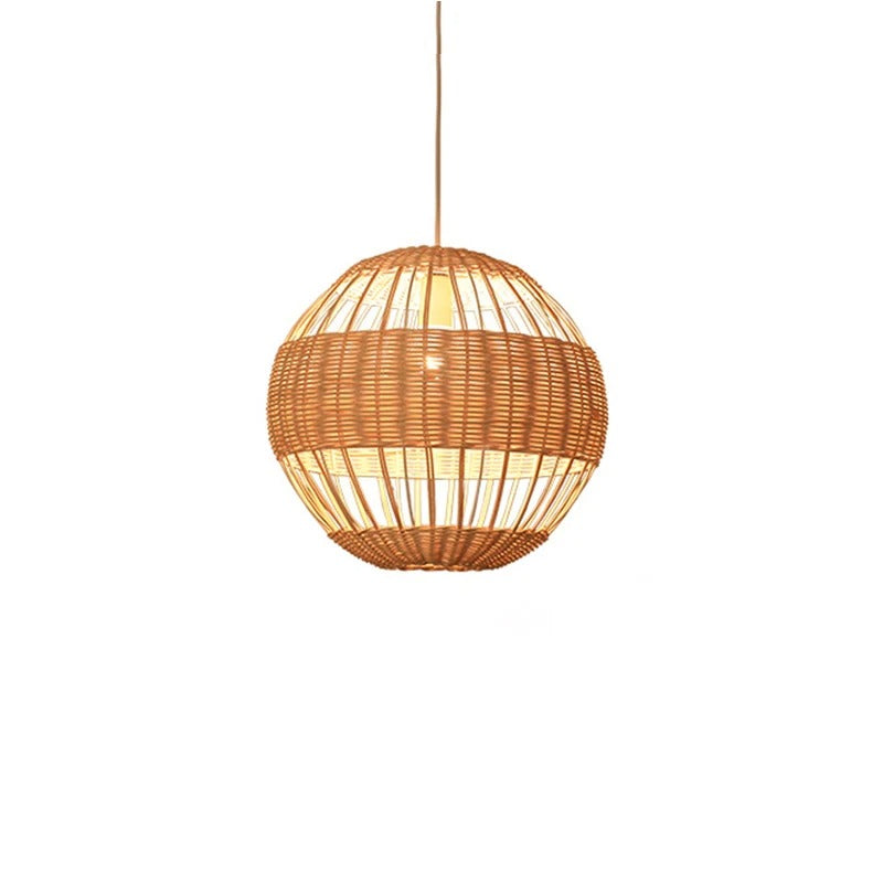 Rattami Rattan Round Ball Pendant Lamp